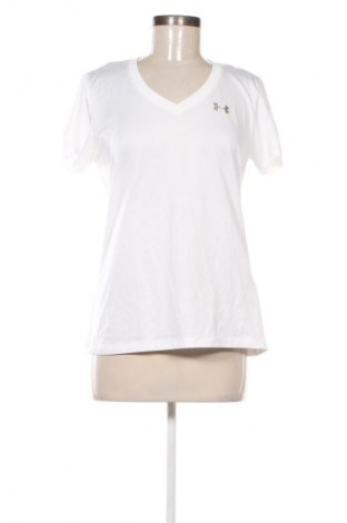 Γυναικείο t-shirt Under Armour, Μέγεθος M, Χρώμα Λευκό, Τιμή 7,99 €
