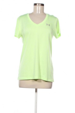 Γυναικείο t-shirt Under Armour, Μέγεθος M, Χρώμα Πράσινο, Τιμή 17,99 €