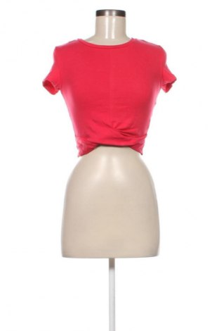 Γυναικείο t-shirt Zara, Μέγεθος S, Χρώμα Κόκκινο, Τιμή 7,99 €