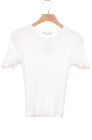 Damski T-shirt Zara, Rozmiar XS, Kolor Biały, Cena 27,59 zł
