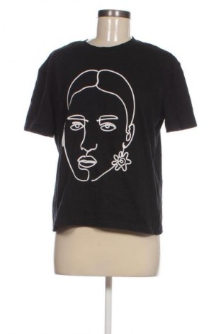 Γυναικείο t-shirt Zara, Μέγεθος S, Χρώμα Μαύρο, Τιμή 7,99 €