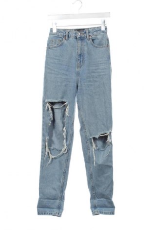 Damskie jeansy ASOS, Rozmiar XXS, Kolor Niebieski, Cena 94,25 zł