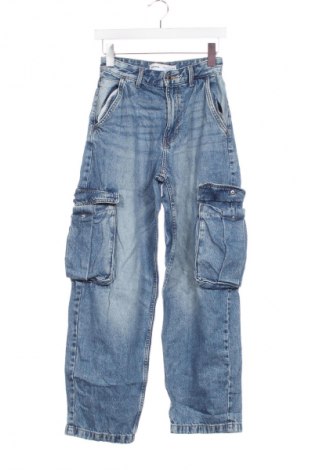 Dámske džínsy  Bershka, Veľkosť XS, Farba Modrá, Cena  6,95 €