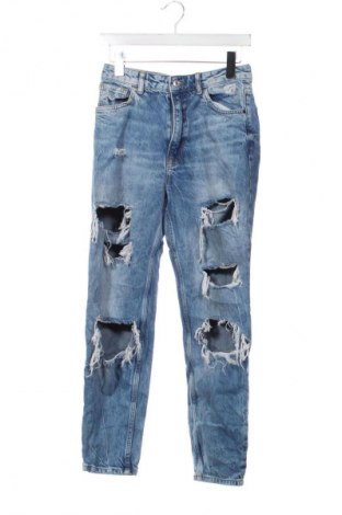 Dámské džíny  Bershka, Velikost XS, Barva Modrá, Cena  469,00 Kč