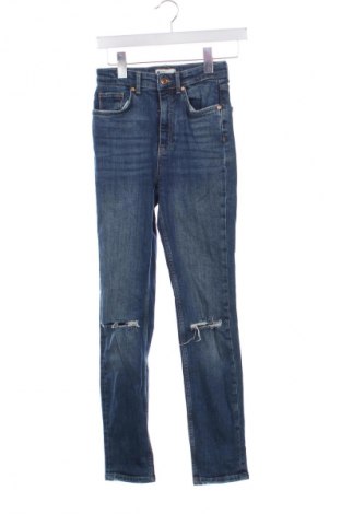 Dámske džínsy  Gina Tricot, Veľkosť XS, Farba Modrá, Cena  7,95 €