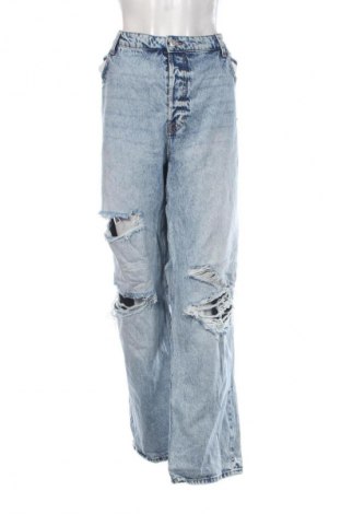 Damskie jeansy H&M, Rozmiar 3XL, Kolor Niebieski, Cena 95,99 zł