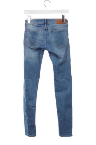 Damskie jeansy H&M, Rozmiar XS, Kolor Niebieski, Cena 67,41 zł
