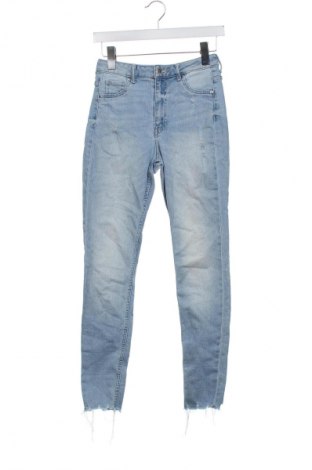 Γυναικείο Τζίν H&M, Μέγεθος XS, Χρώμα Μπλέ, Τιμή 14,83 €