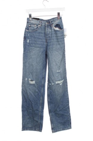 Дамски дънки H&M Divided, Размер XS, Цвят Син, Цена 46,99 лв.
