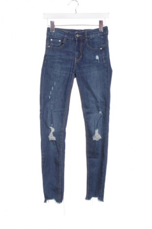 Blugi de femei Pull&Bear, Mărime XS, Culoare Albastru, Preț 76,99 Lei