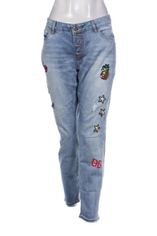 Dámske džínsy  Rock Angel, Veľkosť XL, Farba Modrá, Cena  9,95 €
