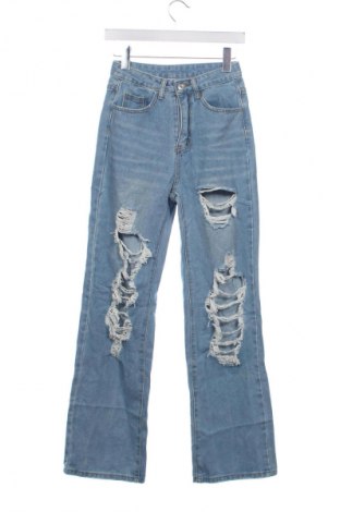 Damskie jeansy SHEIN, Rozmiar XXS, Kolor Niebieski, Cena 95,99 zł