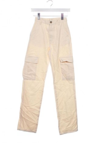 Blugi de femei Stradivarius, Mărime XXS, Culoare Bej, Preț 98,99 Lei