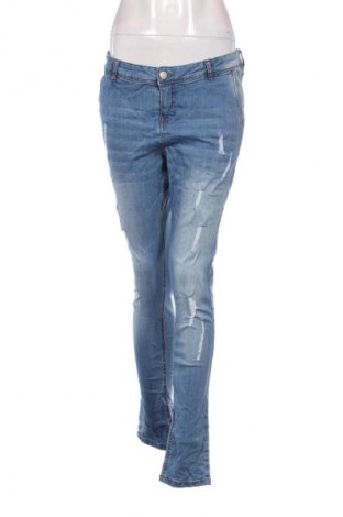 Damskie jeansy Terranova, Rozmiar XL, Kolor Niebieski, Cena 95,99 zł