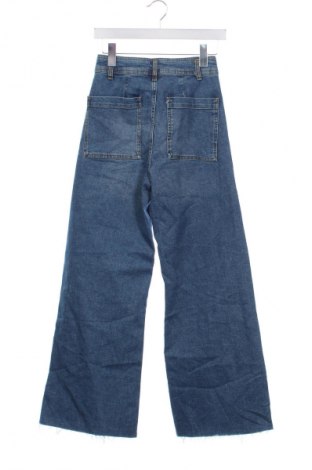 Damskie jeansy Zara, Rozmiar XS, Kolor Niebieski, Cena 88,99 zł