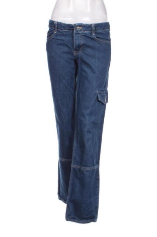 Damskie jeansy Zara, Rozmiar M, Kolor Niebieski, Cena 62,07 zł