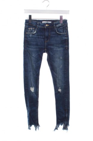 Dámske džínsy  Zara Trafaluc, Veľkosť XS, Farba Modrá, Cena  6,95 €