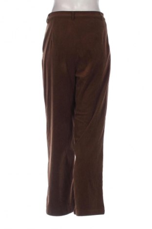 Pantaloni de velvet de femei DAZY, Mărime M, Culoare Maro, Preț 76,32 Lei