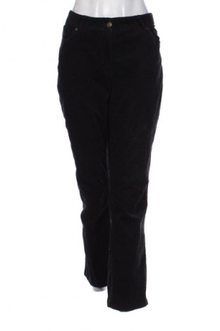 Pantaloni de velvet de femei Marks & Spencer, Mărime L, Culoare Negru, Preț 70,97 Lei
