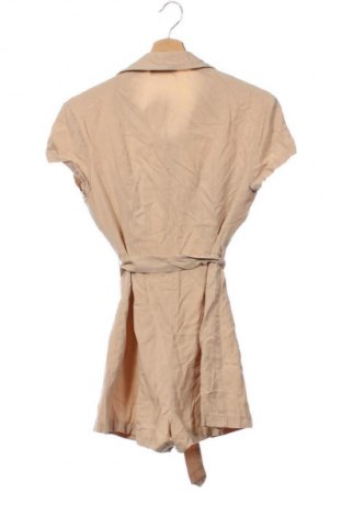 Kurzer Damenoverall Bershka, Größe S, Farbe Beige, Preis 19,95 €