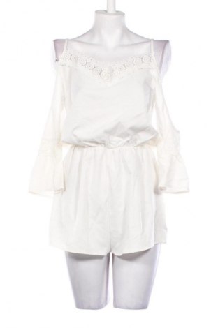 Women's short jumpsuit Unbranded, Μέγεθος M, Χρώμα Λευκό, Τιμή 20,00 €