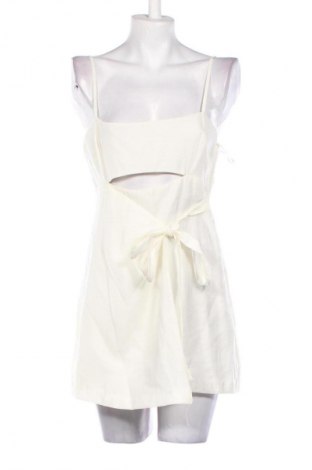 Women's short jumpsuit Zara, Μέγεθος M, Χρώμα Εκρού, Τιμή 39,39 €