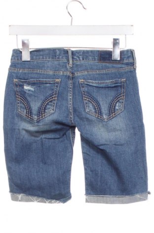 Дамски къс панталон Hollister, Размер XS, Цвят Син, Цена 33,82 лв.