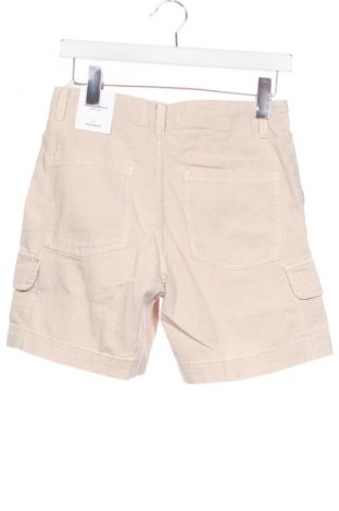 Γυναικείο κοντό παντελόνι Pull&Bear, Μέγεθος XS, Χρώμα Εκρού, Τιμή 15,86 €