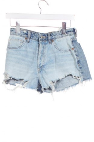 Дамски къс панталон Zara, Размер XS, Цвят Син, Цена 16,10 лв.