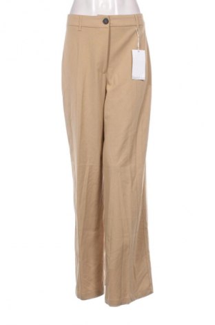 Dámske nohavice Bershka, Veľkosť L, Farba Béžová, Cena  23,52 €
