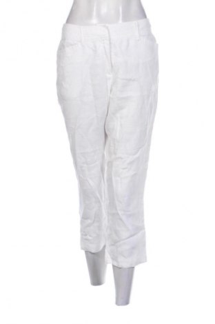 Pantaloni de femei Biaggini, Mărime M, Culoare Alb, Preț 76,00 Lei
