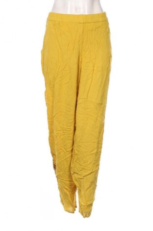 Damskie spodnie Bpc Bonprix Collection, Rozmiar XL, Kolor Żółty, Cena 95,99 zł
