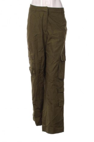 Damskie spodnie H&M, Rozmiar L, Kolor Zielony, Cena 95,99 zł