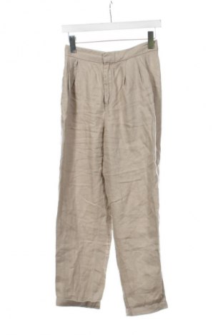 Dámské kalhoty  Massimo Dutti, Velikost XS, Barva Béžová, Cena  785,00 Kč
