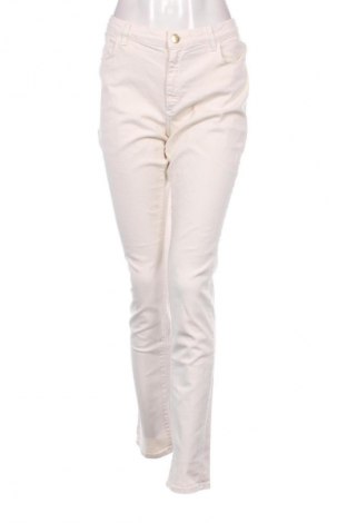 Damskie spodnie Trussardi Jeans, Rozmiar L, Kolor ecru, Cena 220,69 zł