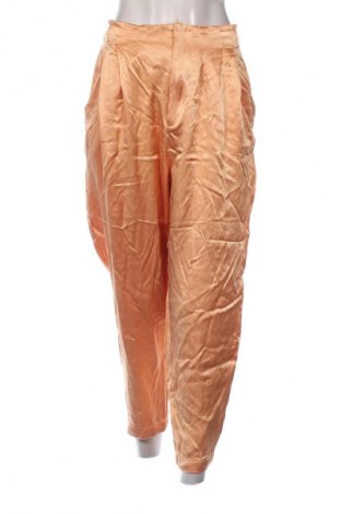 Pantaloni de femei Zara, Mărime XL, Culoare Portocaliu, Preț 71,05 Lei