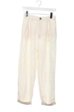Pantaloni de femei Zara, Mărime XS, Culoare Ecru, Preț 71,05 Lei