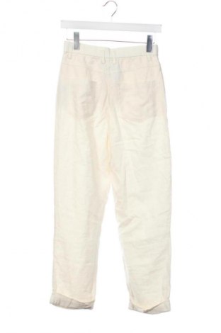 Pantaloni de femei Zara, Mărime XS, Culoare Ecru, Preț 71,05 Lei