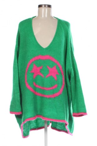 Γυναικείο πουλόβερ Angel of Style, Μέγεθος 4XL, Χρώμα Πράσινο, Τιμή 26,99 €