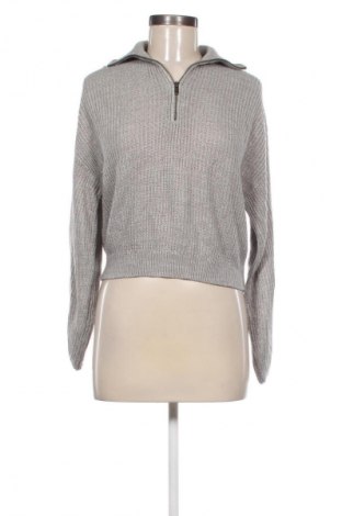 Дамски пуловер H&M Divided, Размер S, Цвят Сив, Цена 28,88 лв.