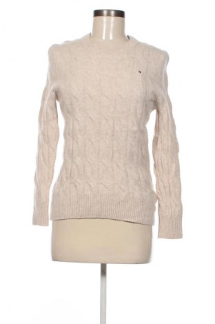 Női pulóver Tommy Hilfiger, Méret L, Szín Bézs, Ár 43 789 Ft