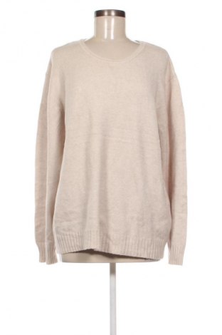 Damenpullover Unbranded, Größe 3XL, Farbe Beige, Preis 20,99 €