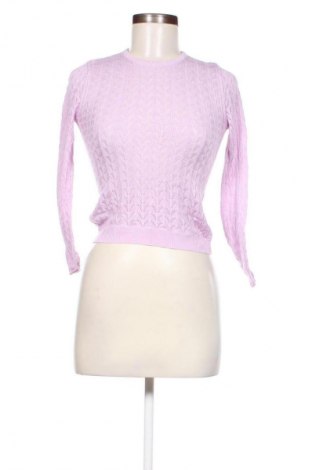 Дамски пуловер Zara Knitwear, Размер S, Цвят Лилав, Цена 27,00 лв.
