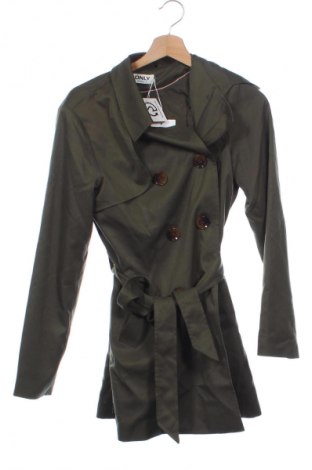 Damen Trench Coat ONLY, Größe XS, Farbe Grün, Preis € 75,99