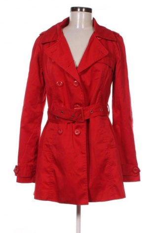 Damen Trenchcoat Terranova, Größe M, Farbe Rot, Preis 34,78 €