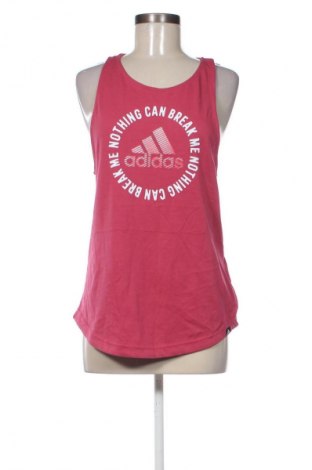 Damen Sporttop Adidas, Größe M, Farbe Rot, Preis € 21,99