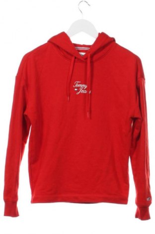 Дамски суичър Tommy Jeans, Размер XS, Цвят Червен, Цена 107,99 лв.