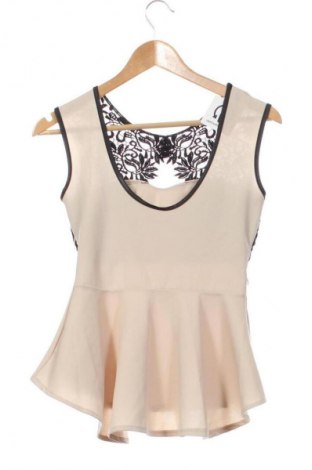 Top de femei Made In Italy, Mărime XS, Culoare Bej, Preț 76,32 Lei