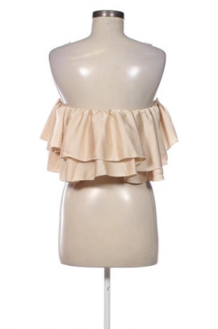 Γυναικείο τοπ NEW COLLECTION, Μέγεθος M, Χρώμα  Μπέζ, Τιμή 13,81 €
