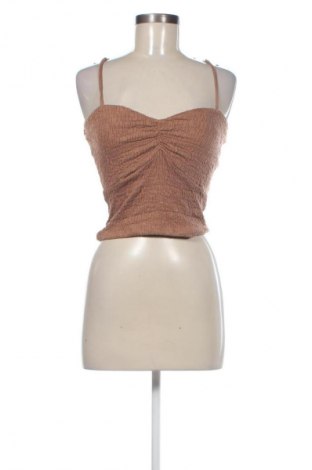 Γυναικείο τοπ Pieces, Μέγεθος M, Χρώμα Καφέ, Τιμή 20,99 €